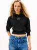 TOMMY HILFIGER Kadın Siyah Sweatshirt DW0DW21408 BDS