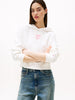 TOMMY HILFIGER Kadın Beyaz Sweatshirt DW0DW21408 YBL