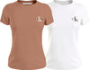 CALVIN KLEIN 2-PACK MONOLOGO SLIM T-Shirt
