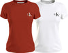 CALVIN KLEIN 2-PACK MONOLOGO SLIM T-Shirt