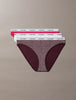 CALVIN KLEIN Kadın Pembe-Bordo-Beyaz Külot 000QD5207E 320