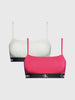 Calvin Klein Unlined Bralette 2Pk Kadın Bra Spor Sütyeni