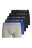 Jack&Jones Jacbasic Plain Trunks 5 Pack Boxer
