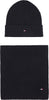 Tommy Hilfiger FLAG PIMA COTTON BEANIE & SCARF Atkı & Bere Takımı