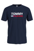 Tommy Hilfiger Reg Corp Logo Tee Erkek T-Shirt