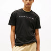TOMMY HILFIGER Erkek Siyah T-Shirt DM0DM20744 BDS