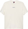 TOMMY HILFIGER Erkek Beyaz T-Shirt DM0DM21110 YBL