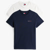 TOMMY HILFIGER Beyaz-Lacivert Erkek T-Shirt DM0DM21344 0XX