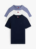 TOMMY HILFIGER Erkek  Beyaz-Lacivert-Mavi T-Shirt DM0DM21579 0XO