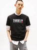 TOMMY HILFIGER Erkek  Siyah T-Shirt DM0DM21941 BDS