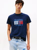 TOMMY HILFIGER Erkek Lacivert T-Shirt DM0DM21977 C1G