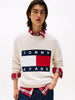TOMMY HILFIGER Erkek Örme Marka Logolu Bisiklet Yaka Organik Pamuklu Günlük Kullanıma Uygun Şık Görünümlü Bej Kazak DM0DM22105 AFN