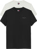 TOMMY HILFIGER Erkek Siyah-Beyaz T-Shirt DM0DM22316 0XZ