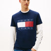 TOMMY HILFIGER Erkek Lacivert T-Shirt DM0DM22645 C1G
