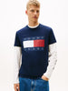 TOMMY HILFIGER Erkek Lacivert T-Shirt DM0DM22645 C1G