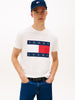 TOMMY HILFIGER Erkek Beyaz T-Shirt DM0DM22645 YBH