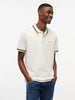 Tommy Hilfiger Krem Erkek Polo Yaka T-Shirt