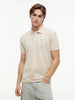 Tommy Hilfiger Krem Erkek Polo Yaka T-Shirt