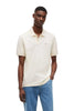 Tommy Hilfiger Krem Erkek Polo Yaka T-Shirt