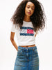 TOMMY HILFIGER Kadın  Beyaz T-Shirt DW0DW20897 YBL