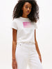 TOMMY HILFIGER Kadın  Beyaz T-Shirt DW0DW20905 YBL