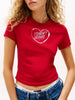 TOMMY HILFIGER Kadın  Kırmızı T-Shirt DW0DW21390 XLE