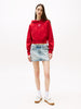 TOMMY HILFIGER Kadın  Kırmızı Sweatshirt DW0DW21408 XLE