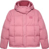 TOMMY HILFIGER Kadın Marka Logolu Normal Kesimli Dik Yakalı Çıkarılabilir Kapüşonlu Günlük Kullanıma Uygun Pembe1 Mont DW0DW21623 THC