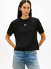 TOMMY HILFIGER Kadın Siyah T-Shirt DW0DW22202 BDS