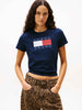 Tommy Hilfiger Kadın Lacivert T-Shirt