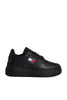 TOMMY HILFIGER Kadın Marka Logolu Platform Topuklu Şık Görünüşlü Gündelik Kullanıma Uygun Siyah Sneaker EN0EN02506 BDS