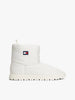 TOMMY HILFIGER Kadın Marka Logolu Su Tutmaz Sıcak Astarlı Kışlık Kullanıma Uygun Beyaz Bot & Bootie EN0EN02823 YBI