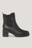Tommy Hilfiger Essential Mıdheel Leather Bootie Kadın Bot / Bootie