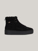 Tommy Hilfiger FAUX FUR NUBUCK LOW LACE-UP Bot & Bootie