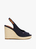 TOMMY HILFIGER FLAG HIGH WEDGE ESPAD SLINGBACK
