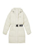 Calvin Klein Logo Belt Waisted Long Puffer Kadın Mont