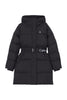 Calvin Klein Logo Belt Waisted Long Puffer Kadın Mont