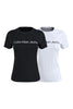Calvin Klein Institutional Logo 2'Li Paket  Kadın T-Shirt