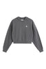 Calvin Klein Wash Rib Mix Short Crew Neck Kadın Sweatshirt