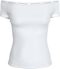 Calvin Klein Logo Elastic Bardot Kadın T-Shirt