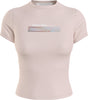 Calvin Klein DIFFUSED BOX FITTED TEE Kadın T-Shirt