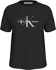 Calvin Klein DIFFUSED MONOLOGO REGULAR TEE Kadın T-Shirt