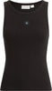 CALVIN KLEIN WOVEN LABEL RIB TANK TOP T-Shirt