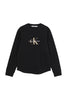 Calvin Klein Archival Monologo Waffle Ls Tee Erkek Sweatshirt