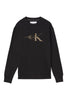 Calvin Klein Glitched Monologo Crew Neck Bisiklet Yaka Erkek Sweatshirt