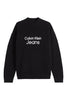 Calvin Klein Disrupted Lacquer Logo Sweater Erkek Kazak