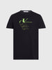 Calvin Klein Monogram Echo Graphic Tee Erkek T-Shirt