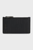 Calvin Klein Leather Logo Cardholder With Zip Erkek Fermuarlı Cüzdan