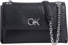 CALVIN KLEIN RE-LOCK CONV SHOULDER BAG_MONO Omuz Çantası