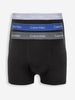 CALVIN KLEIN Erkek Marka Logolu Elastik Bantlı Günlük Kullanıma Uygun Gri- Mavi-Koyu Mavi Boxer LV00NB4286 R9B